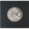 Image 1 : 1947 Canadian Silver 25 Cent Coin Maple Leaf