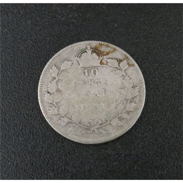 1931 Canadian Silver 10 Cent Coin