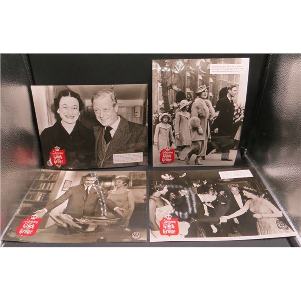 4 Original Vintage 9x12 Photos Of 1950's Movies