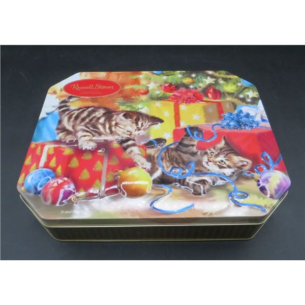 Russell Stover Embossed Cat Tin Fridge Magnets & Collectibles
