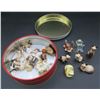 Image 2 : Candy Tin With Various Mini Collectible Figures Cats, Mice, Rabbits, Turtles & More