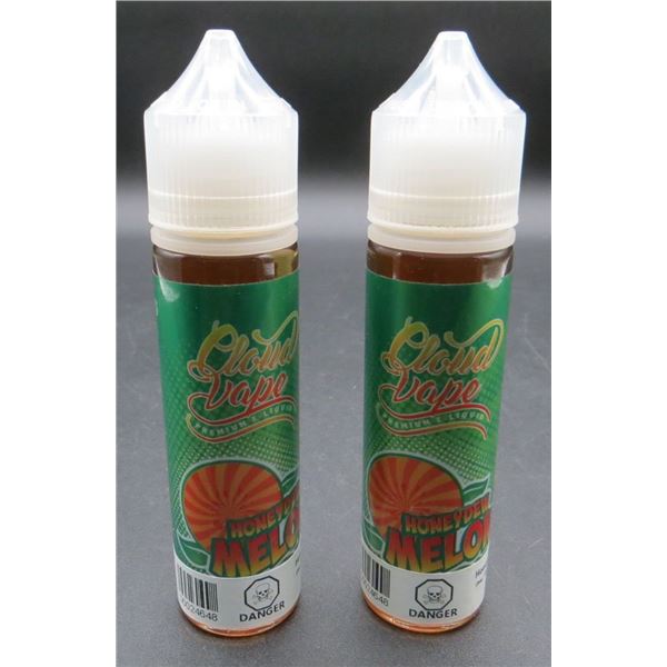 Lot of 2 New Cloud Vape Premium E- Liquid Honeydew Melon  60ml Each