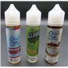 Image 1 : Lot of 3 New Cloud Vape Premium E- Liquid Yogurt Ice, Lemon-Lime & Pop Cereal 60ml Each