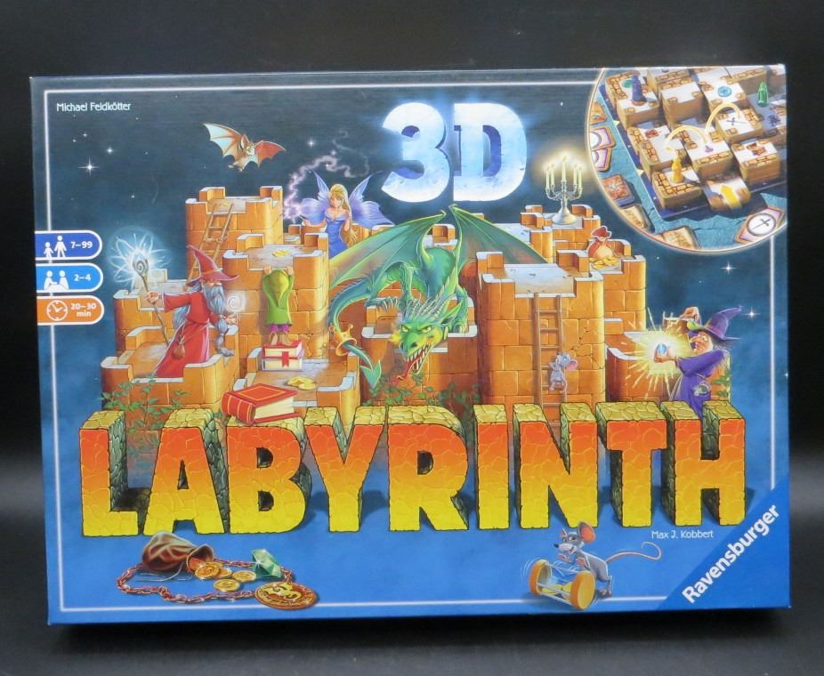 Ravensburger 3D Labyrinth Family Board Game Ages 7-99 & 2-4 Players