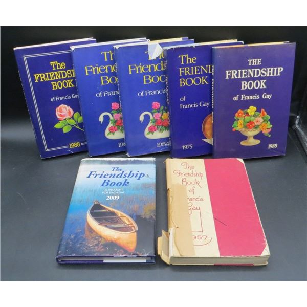 Lot of 7 Friendship Books 1957-2009