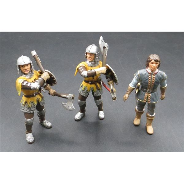 Schleich Prince Figure & 2 Foot Soldier Figures