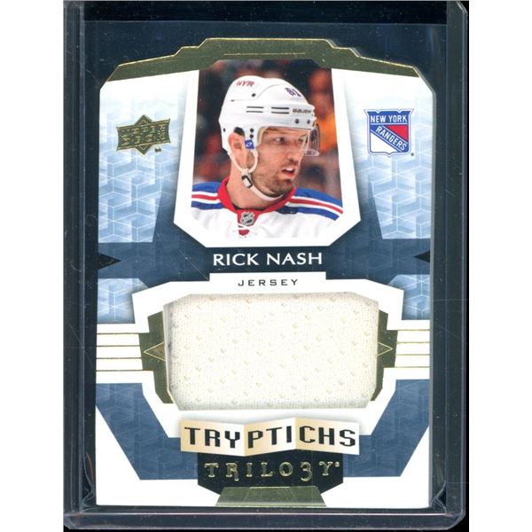 2016-17 Upper Deck Trilogy Game Used Tryptichs #TNYR3 Rick Nash JSY 103/199