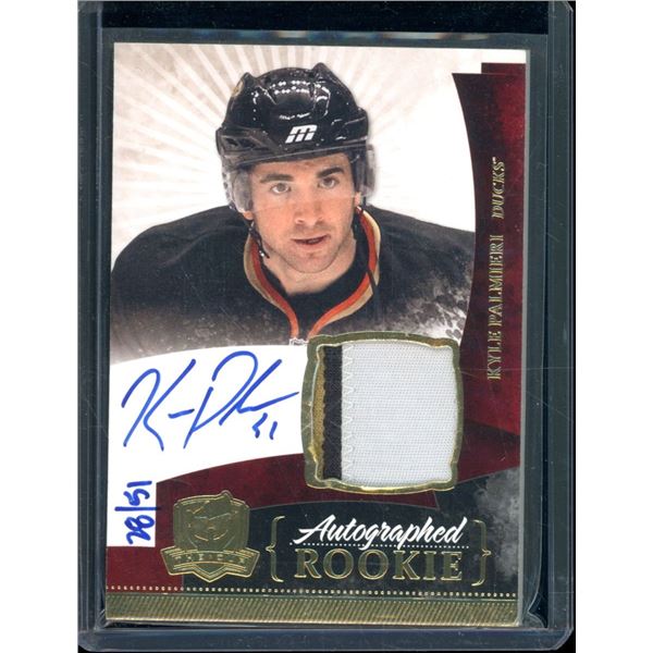 2010-11 The Cup Gold Rainbow #158 Kyle Palmieri JSY Auto 28/51 BV $75