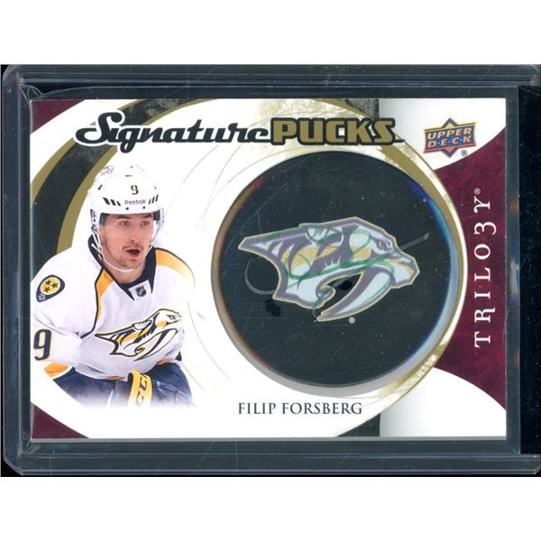 2015-16 Upper Deck Trilogy Signature Pucks #SPFF Filip Forsberg BV $40