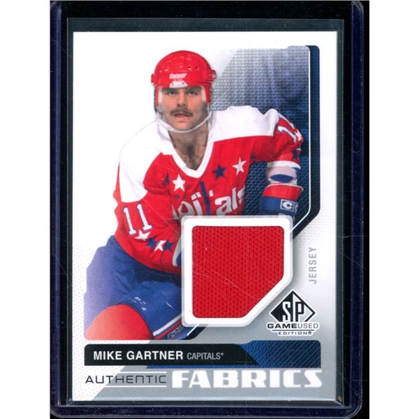 2014-15 SP Game Used Authentic Fabrics #AFMG Mike Gartner
