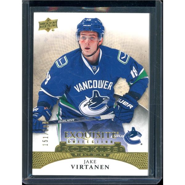 2015-16 Exquisite Collection #R13 Jake Virtanen RC 151/399