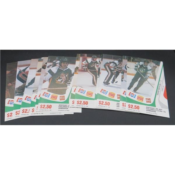 Collection Of Sudbury Wolves Minor League 6x4 Trading Cards