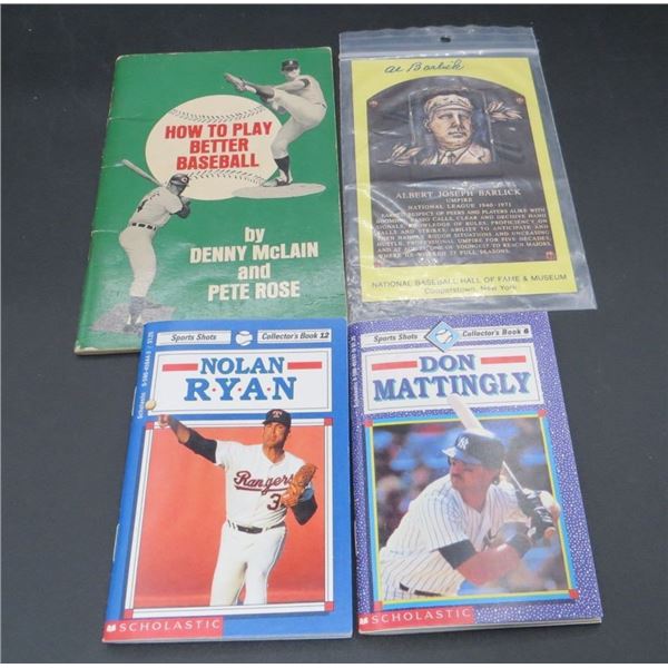 Baseball Post Card & Mini Player Book Collection