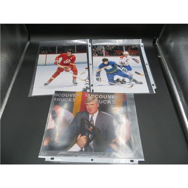 3 Pat Quinn 8x10 Hockey Photos