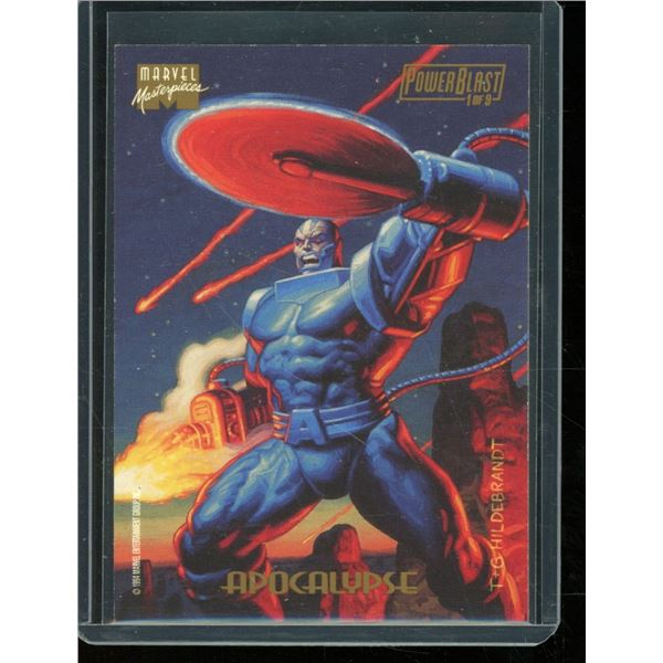 1994 Fleer Marvel Masterpieces PowerBlast #PB1 Apocalypse