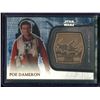 Image 1 : 2016 Topps Star Wars The Force Awakens Series Two Medallions #26 Poe Dameron