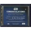 Image 2 : 2016 Topps Star Wars The Force Awakens Series Two Medallions #26 Poe Dameron