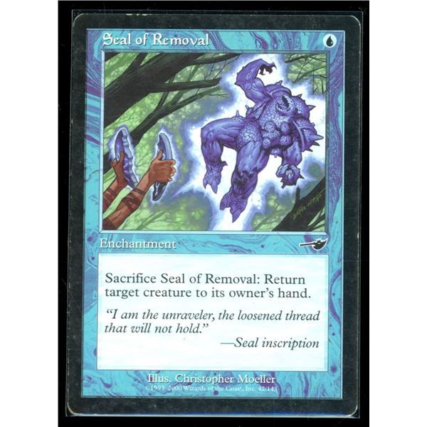 Magic the Gathering Seal of Removal Nemesis