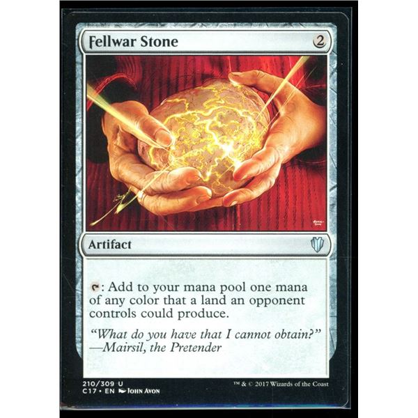 Magic the Gathering Fellwar Stone Commander 2017