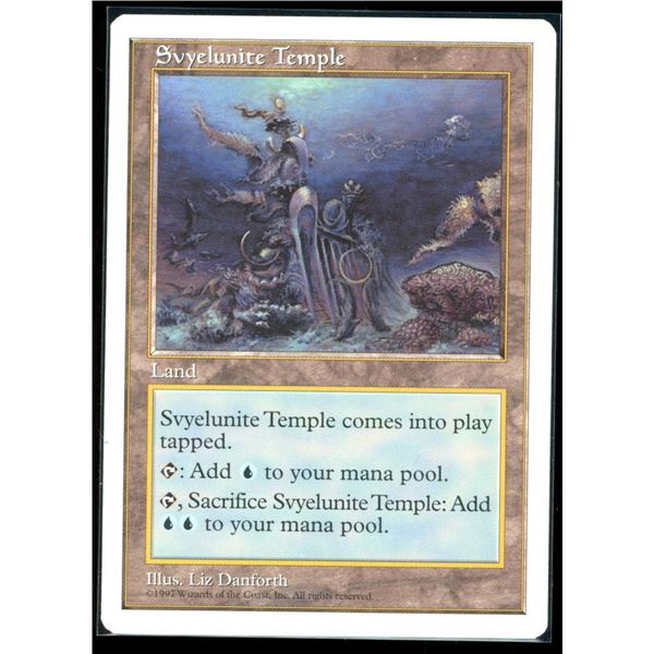 Magic the Gathering Svyelunite Temple Fifth Edition