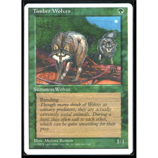 Magic the Gathering Timber Wolves Fourth Edition