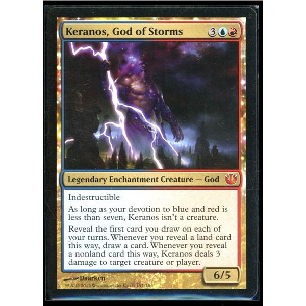 Magic the Gathering Keranos, God of Storms Journey Into Nyx