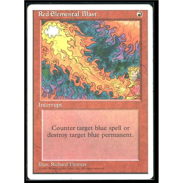 Magic the Gathering Red Elemental Blast Fourth Edition
