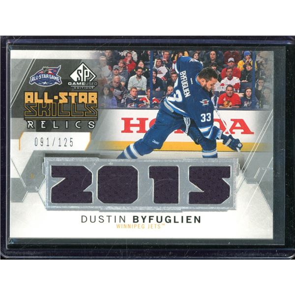 2015-16 SP Game Used All-Star Skills Relics #ASDB Dustin Byfuglien 91/125
