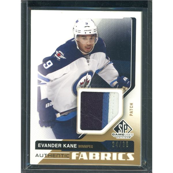 2014-15 SP Game Used Authentic 3 Colour Patch Evander Kane 24/35