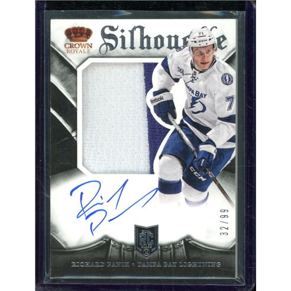 2013-14 Crown Royale #167 Richard Panik JSY AU RC 32/99 BV $30