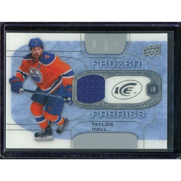 2015-16 Upper Deck Ice Frozen Fabrics #FFTH Taylor Hall