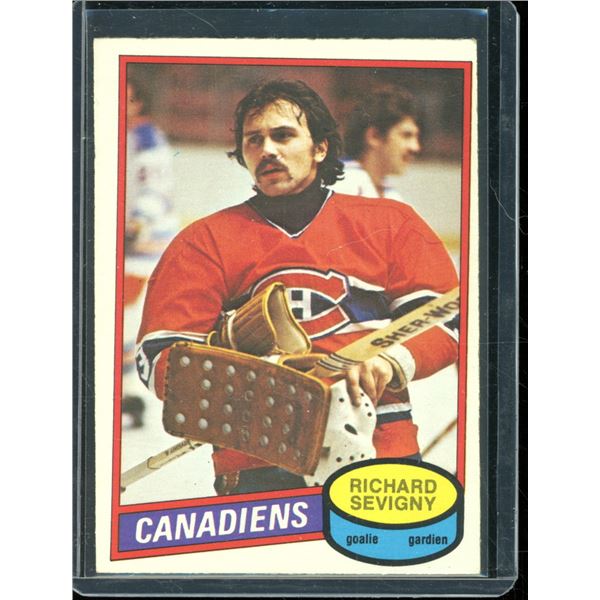 1980-81 O-Pee-Chee #385 Richard Sevigny RC