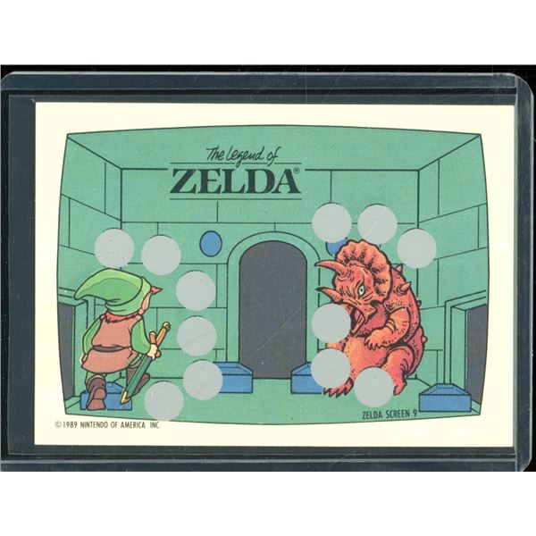 1989 Topps Nintendo Legend of Zelda #9 Card Not Scratched
