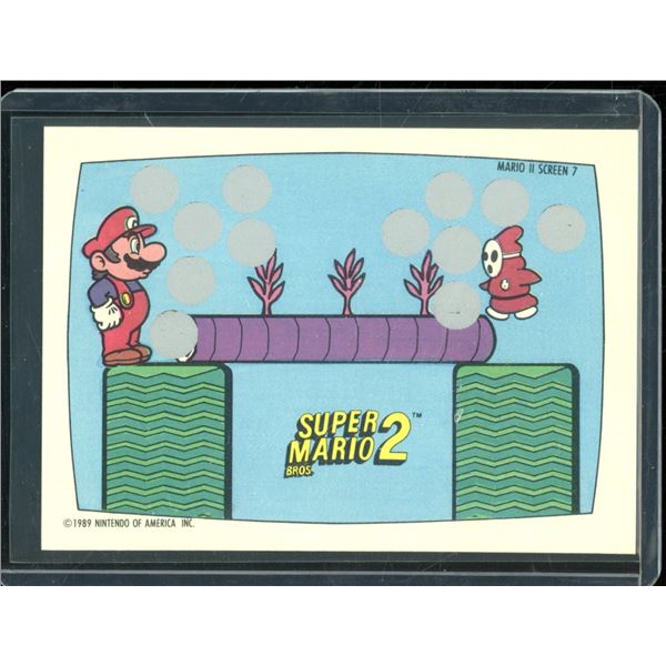 1989 Topps Nintendo Super Mario Bros 2 #7 Card Not Scratched