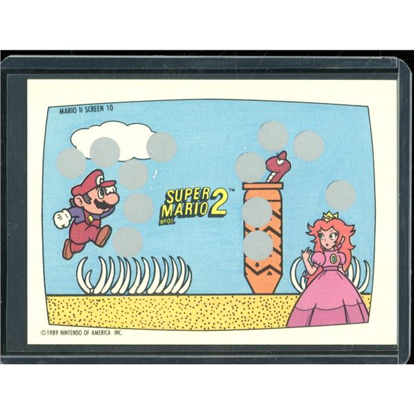 1989 Topps Nintendo Super Mario 2 #10 Card Not Scratched