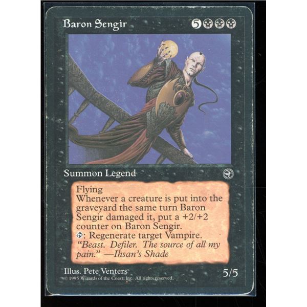 Magic the Gathering Baron Sengir Homelands
