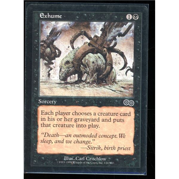 Magic the Gathering Exhume Urza's Saga