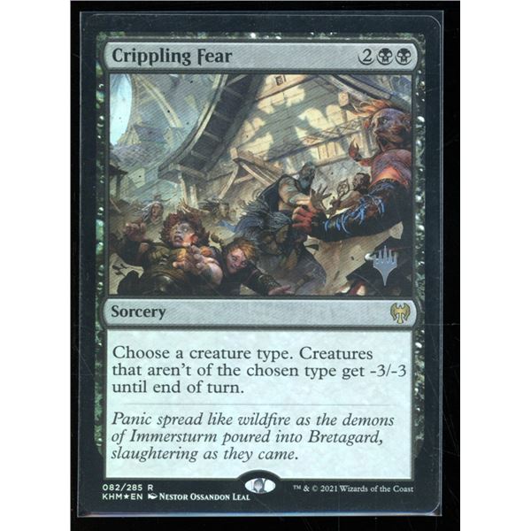 Magic the Gathering Crippling Fear FOIL Kaldheim