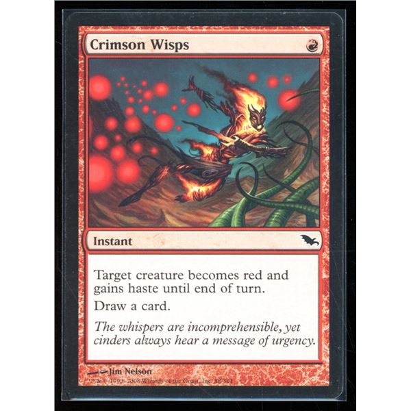Magic the Gathering Crimson Wisps Shadowmoor