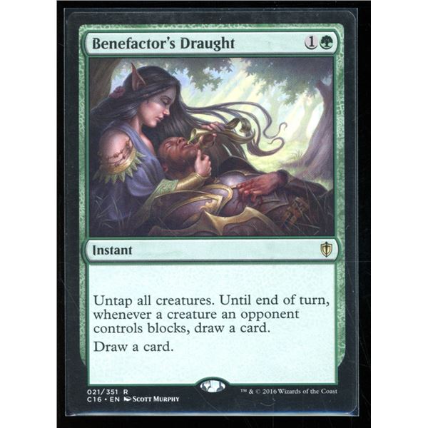 Magic the Gathering Benefactor's Draught Commander 2016