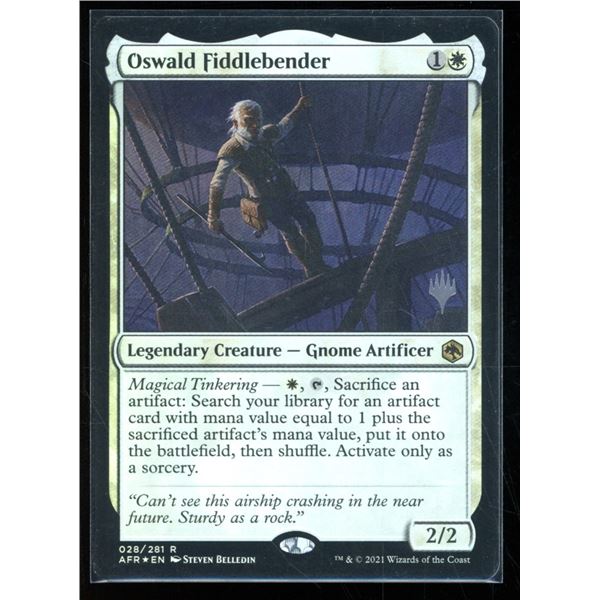 Magic the Gathering Oswald Fiddlebender FOIL Adventures In The Forgotten Realms