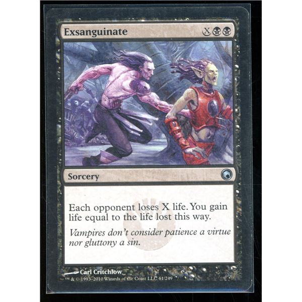 Magic the Gathering Exsanguinate Scars of Mirrodin