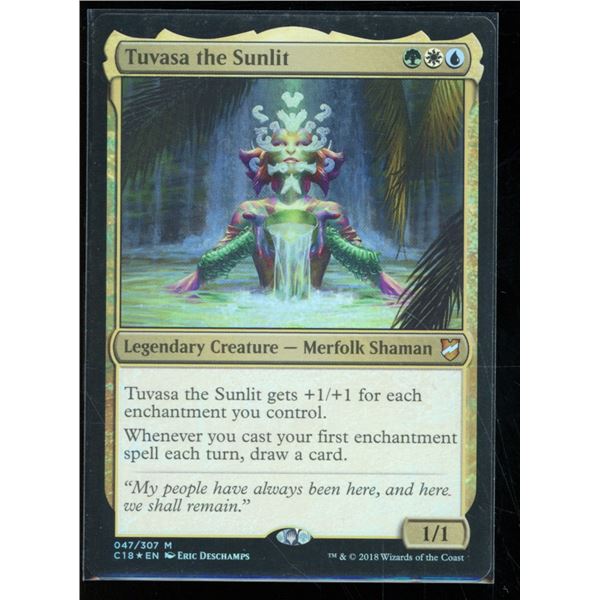 Magic the Gathering Tuvasa the Sunlit FOIL Commander 2018