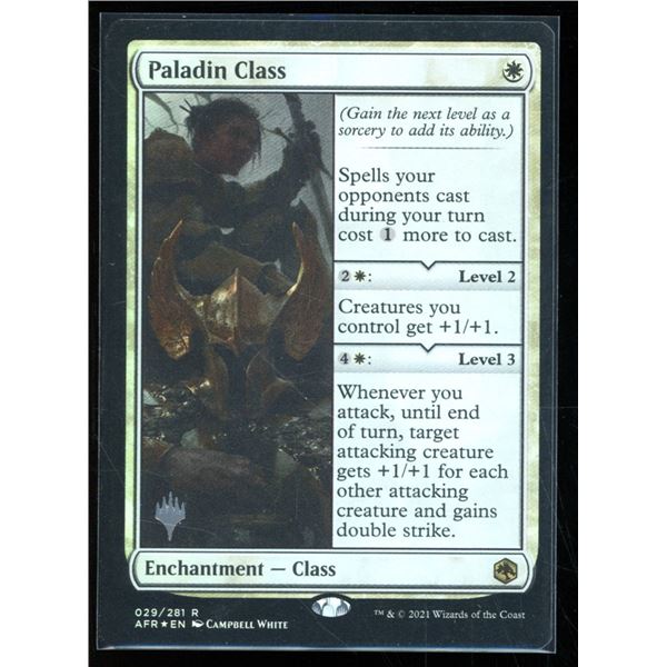 Magic the Gathering Paladin Class FOIL Adventures In The Forgotten Realms