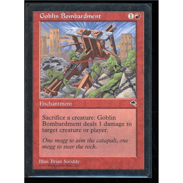 Magic the Gathering Goblin Bombardment Tempest