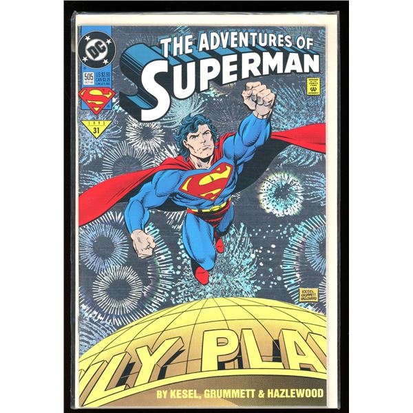 DC The Adventures Of Superman #505 (Silver FOIL Cover)