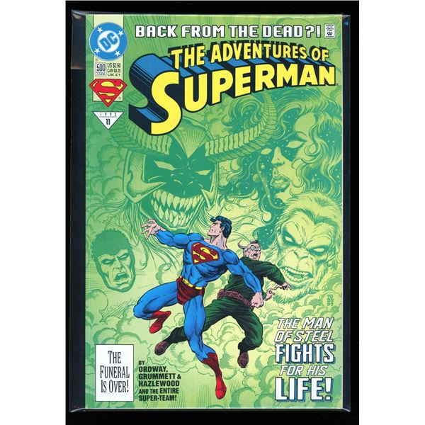 DC The Adventures Of Superman #500 Back From The Dead?