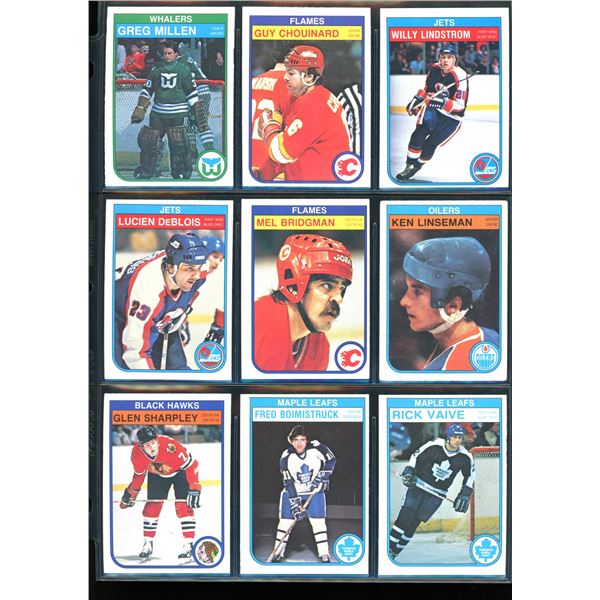 1982-83 OPC O-Pee-Chee Lot Of 9 Vintage Cards Various Teams & Players