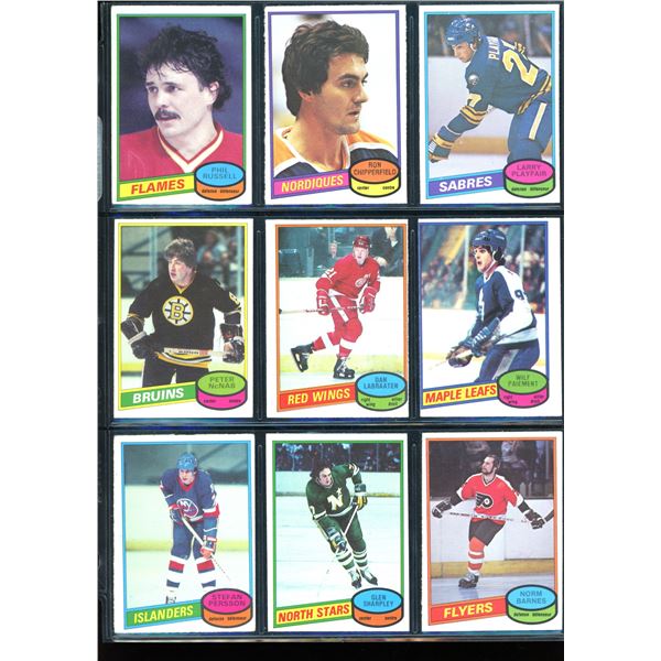 1980-81 OPC O-Pee-Chee Lot Of 9 Vintage Cards Various Teams & Players