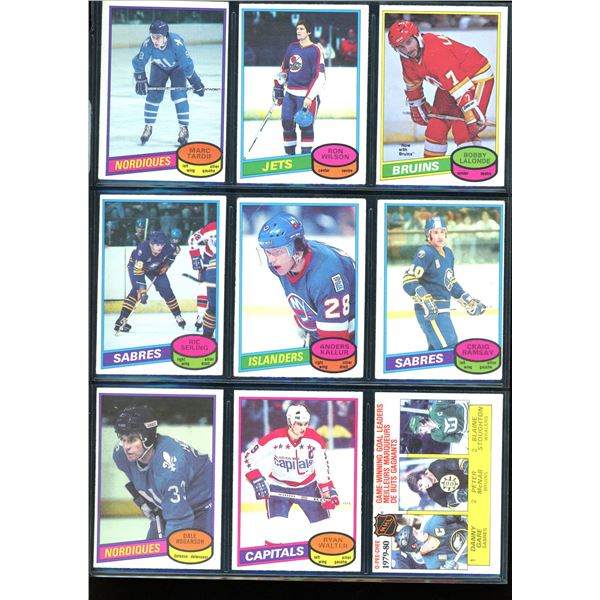 1980-81 OPC O-Pee-Chee Lot Of 9 Vintage Cards Various Teams & Players